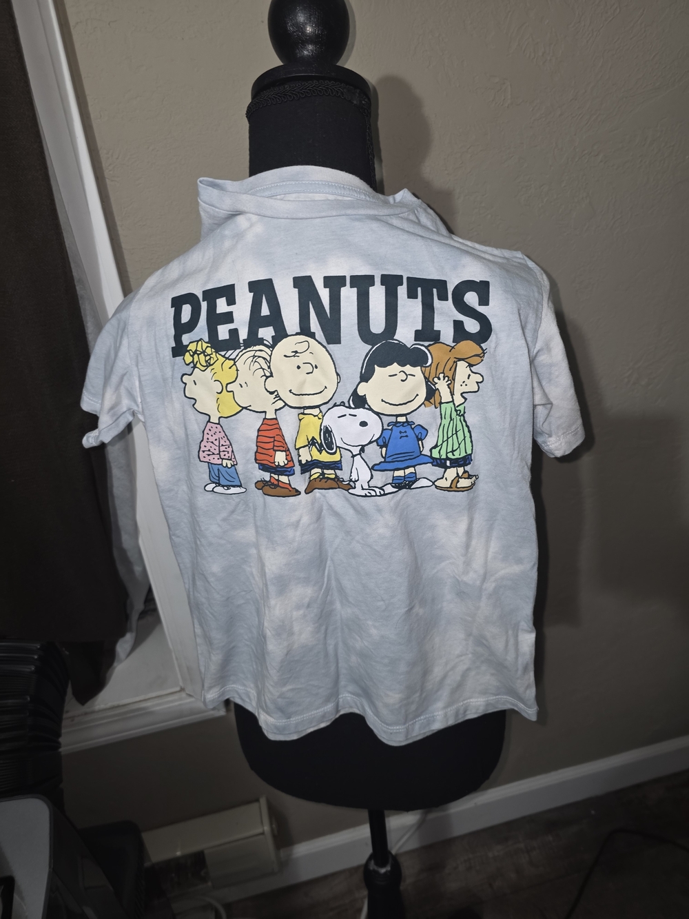 Peanuts White Kids Tee with Colorful Character Graphic